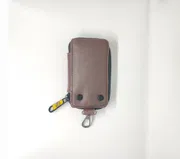 KroyShala 100% Leather Key Ring Wallet for Men – Zipper Keychain Pouch for Bikers, Car, Bike, Home, Office – Cat Style Design_img_3