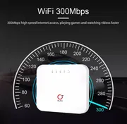 OLAX AX6 Pro 4G LTE Rechargeable WiFi Router, White Color_img_1