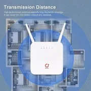 OLAX AX6 Pro 4G LTE Rechargeable WiFi Router, White Color_img_2