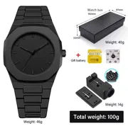 Polycarbon Plastic Lightweight Watch (ALL BLACK)_img_7