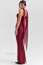 Hallie Corset Mesh Halter Top_img_3