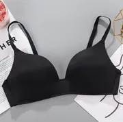 women Seamless t-shirt bra Underwear Sexy Gathered Bras Soft Breathable Bras Solid Color Underwear Girls Women Underwear Accessories_img_1