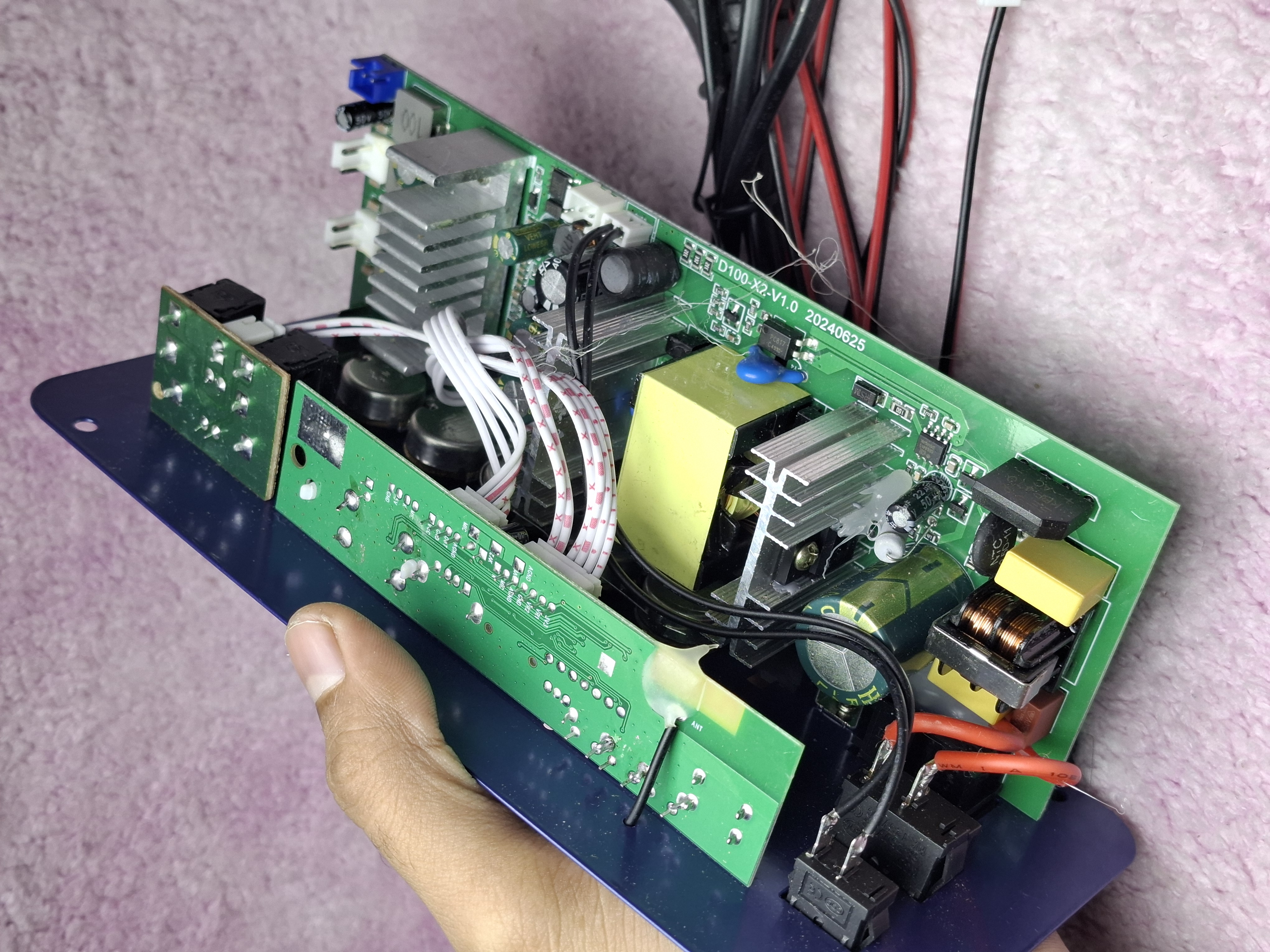 D200 50W+50W Mini Digital Power Mixer Heavy Amplifier_img_3