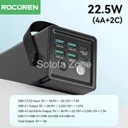 Rocoren 50,000mAh 22.5W Fast Charging Power Bank – 6 Ports + LED Flashlight_img_0