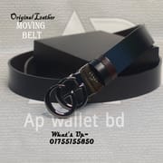 Gucci Genuine Leather Moving Belt With Box_img_3
