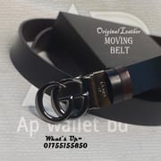 Gucci Genuine Leather Moving Belt With Box_img_4