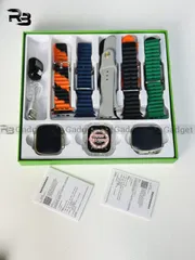 Y70 Ultra Couple Smartwatch With 13 Straps + Digital Tazbi_img_1