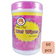 Chu Chu Wet Wipes for Babies (60 Moist Tissues)_img_0