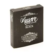 Amore Black Condoms 3pcs_img_0