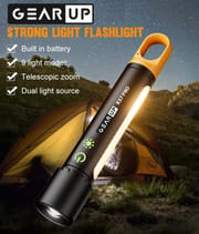 GearUP K57 PRO Rechargeable High Power Flashlight + Large COB Light with 5000mAh Lithium Battery_img_0
