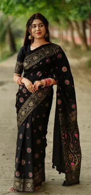 প্রিমিয়াম জাপানি সিল্ক শাড়ী_img_2