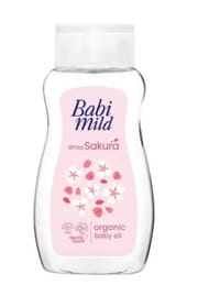 Babi mild White Sakura Baby Oil 100ml_img_0