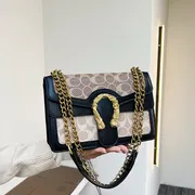 Premium Two compartment with chain Shoulder bag_img_16