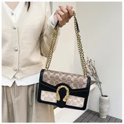 Premium Two compartment with chain Shoulder bag_img_17
