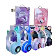 CAT STN-28 Wireless Bluetooth Headset with LED Glowing Cat Ears | Over-Ear Foldable Headphones | Price in BD_img_1