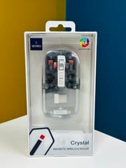 WIWU Crystal Transparent Wireless Mouse- Gray Color Inside_img_1