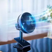 Rechargeable 3-in-1 Clip Fan – Portable, Adjustable & Multi-Functional Cooling Solution_img_2