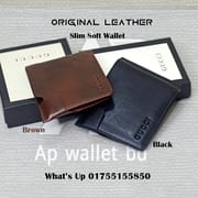 Gucci Original Leather Premium Slim Soft Wallet With Premium Box_img_0