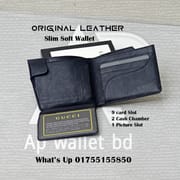 Gucci Original Leather Premium Slim Soft Wallet With Premium Box_img_2