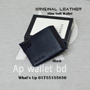 Gucci Original Leather Premium Slim Soft Wallet With Premium Box_img_4
