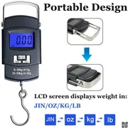 Digital Hanging Weight Scale, Portable Hanging Electronic Hook Scale_img_1