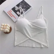 Trendy cotton cross-back bralette sports vest, versatile and suitable as an outer layer or base layer for women._img_7