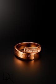 Fashion Trend Titanium Steel Rings for Women | Mixed Rose Gold Color-Preserving Rings_img_3