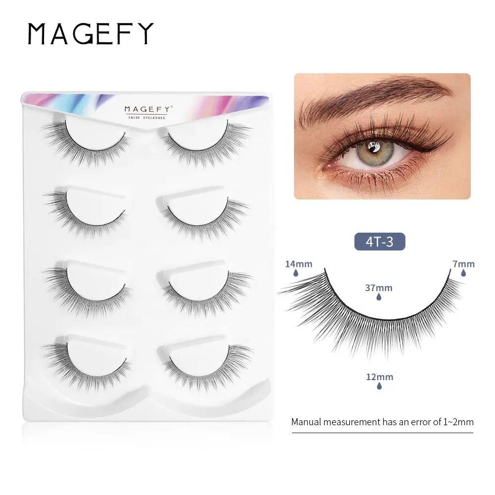 Magefy 4 pair eyelash - 4T-3_img_0