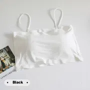 Ice Silk Crop Tops For Women Soft No Wire One-Piece Brassiere Seamless Beauty Bra Summer Wrap Chest Female Lingberries Bandeau Top_img_5