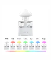 5 IN 1 Bluetooth Speaker Rain Cloud Humidifier, switchable 7 colors, 450ml capacity super quiet, intelligent anti-dry function_img_3