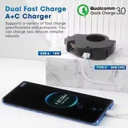 Universal Motorcycle Handlebar Phone Fast Charger_img_3