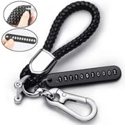 PU Leather Braided Keychain – Anti-Lost Woven Rope Key Holder for Bags, Cars & DIY Accessories | Price in BD_img_0