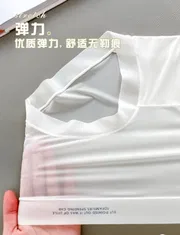 Seamless Women's Ice Silk Panties Letter Printed Summer Cotton Crotch Underwear Mid-waist Antibacterial Crotch Briefs Lingerie_img_13