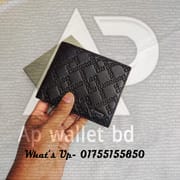 Bogesi Black Embossed Soft Wallet With Original Branding Box_img_2