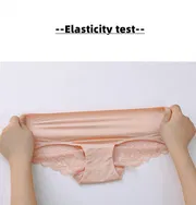 Lace Briefs Women Plus Size Ladies Ice Silk Seamless Underwear European US Female Underpants Hot Style_img_4