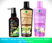BioVech 7 Herbs Hair Tonic Shampoo/Conditioner/Hair Tonic (Combo pack) 225 ml,225 ml, 100ml_img_0
