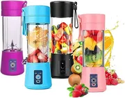 USB Rechargable Mini Portable Fruit & Vegetable Blender - Green_img_0
