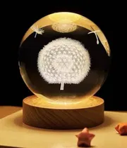 3D Crystal Ball Dandelion 1 Color/ 7 Color_img_0