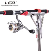 Leo the fourth generation automatic pole lifting bracket Fishing Rod mount Stainless Steel Rod Stand for Ground Support Brackets, Adjustable Fish Rod Holders for Bank Ground Fishing_img_0