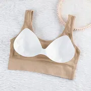 Women's Cotton Underwear Lace Top Women's Girls Comfort Fashion Tank Up_img_4