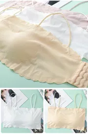 Seamless Bras Tube Top For Women Bandeau Top Sexy Lingerie Bralette Female Wire Free Brassiere Thin Underwear Push Up Bra_img_6