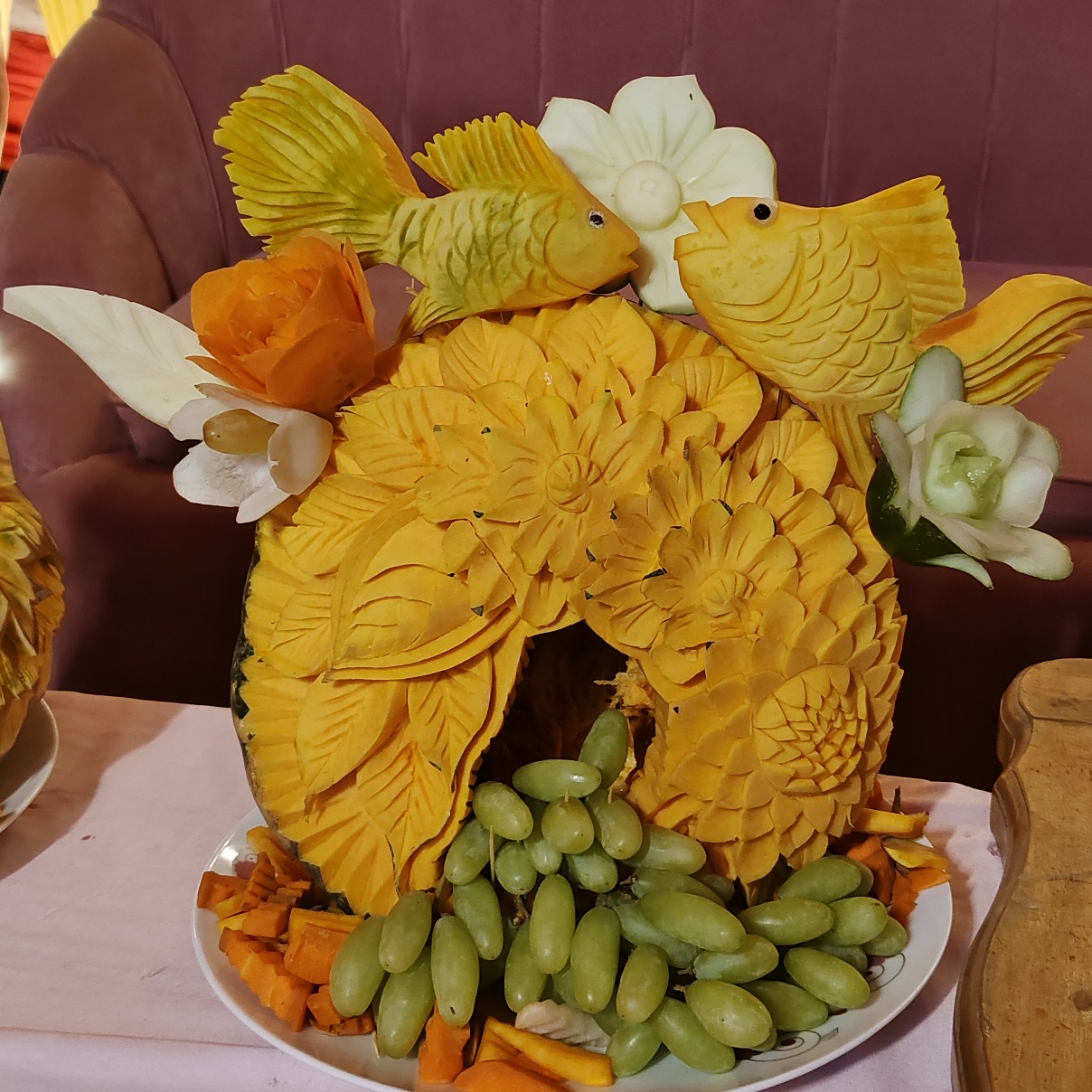 wedding table decoration carving design_img_0