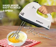 Scarlett - Electric Egg Beater and Mixer for Cake Cream - White_img_0