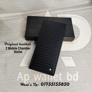 Mont Blanc Duble Mobile Chamber Original Leather Long Wallet With Box_img_2