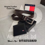 Genuine Leather Tommy Hilfiger Short Wallet_img_3
