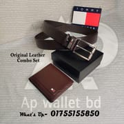 Genuine Leather Tommy Hilfiger Short Wallet_img_4