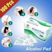 Saniswab Alcohol Pads 100 Pcs – 70% Isopropyl Alcohol Swabs for Disinfection & First Aid | Price in BD_img_1