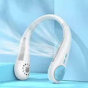 Bladeless Wearable Neck Fan – Hands-Free, USB Rechargeable, 3 Speeds_img_1