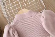 Kids Girls Winter Knit Bow Warm Long Sleeve Party Dress (6 months to 5 years) for BABUU_img_8