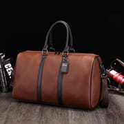 Men’s Large Leather Crossbody Travel Bag – Big Capacity Weekend Tote & Carry-On Duffel | Price in BD_img_4